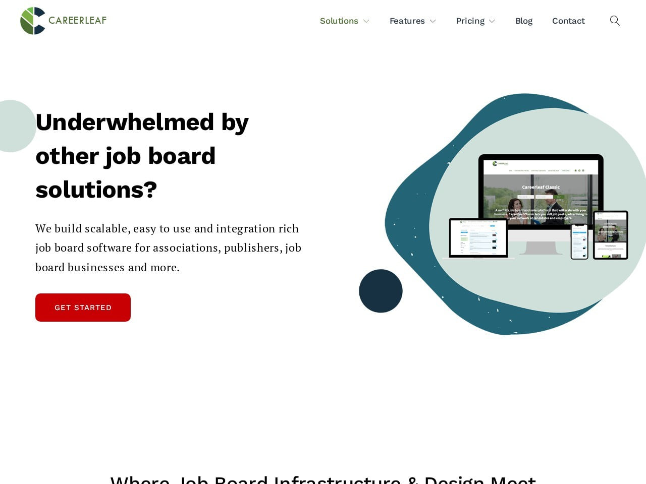 Careerleaf captura de tela do produto