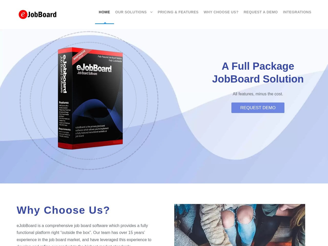 eJobboard captura de tela do produto