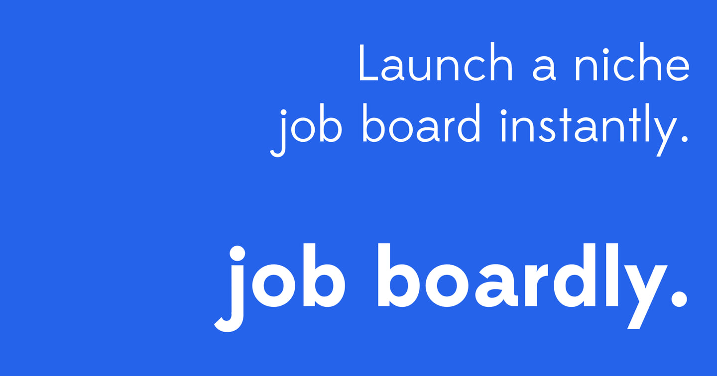 Job Boardly visualização social