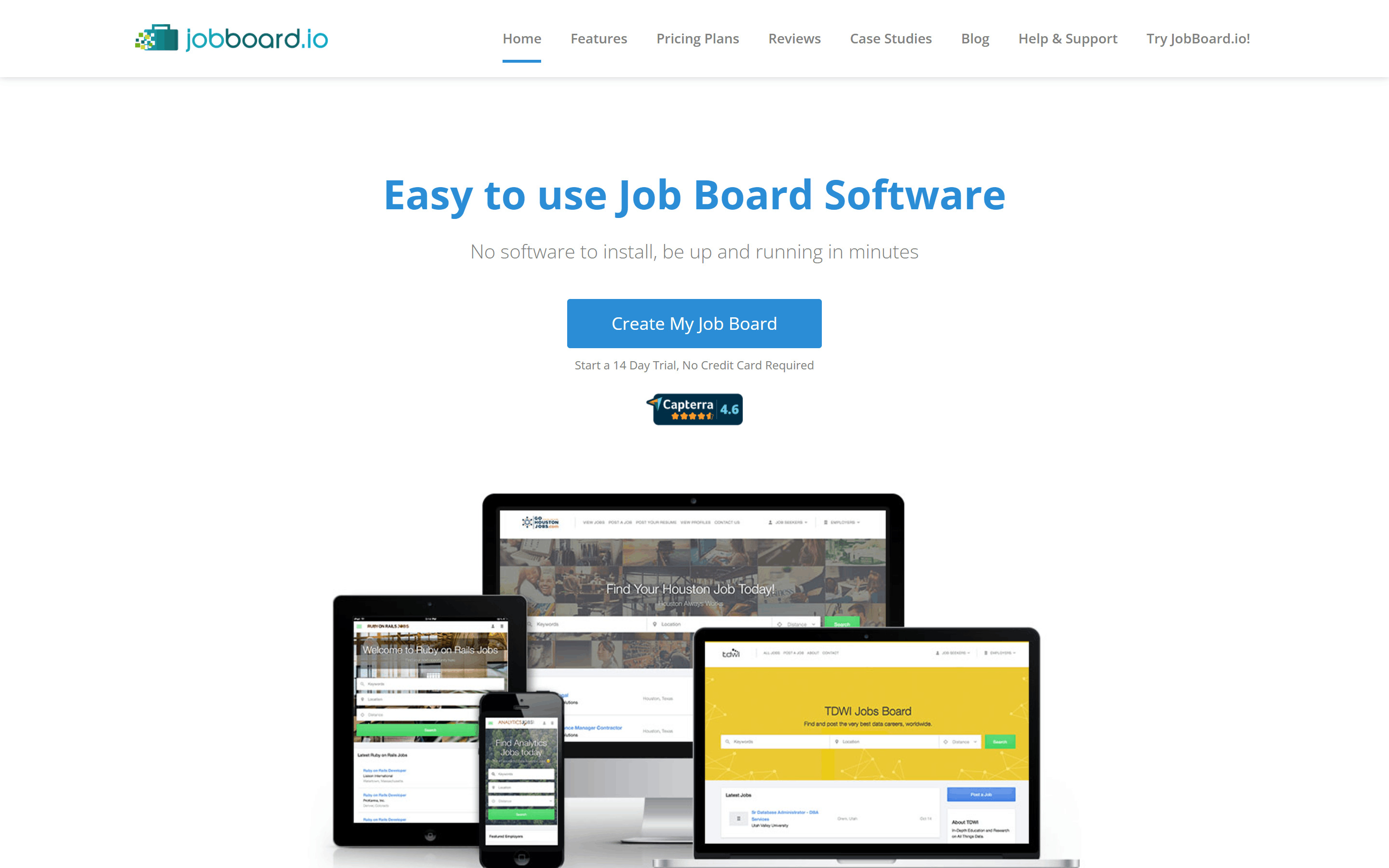 JobBoard.io captura de tela do produto