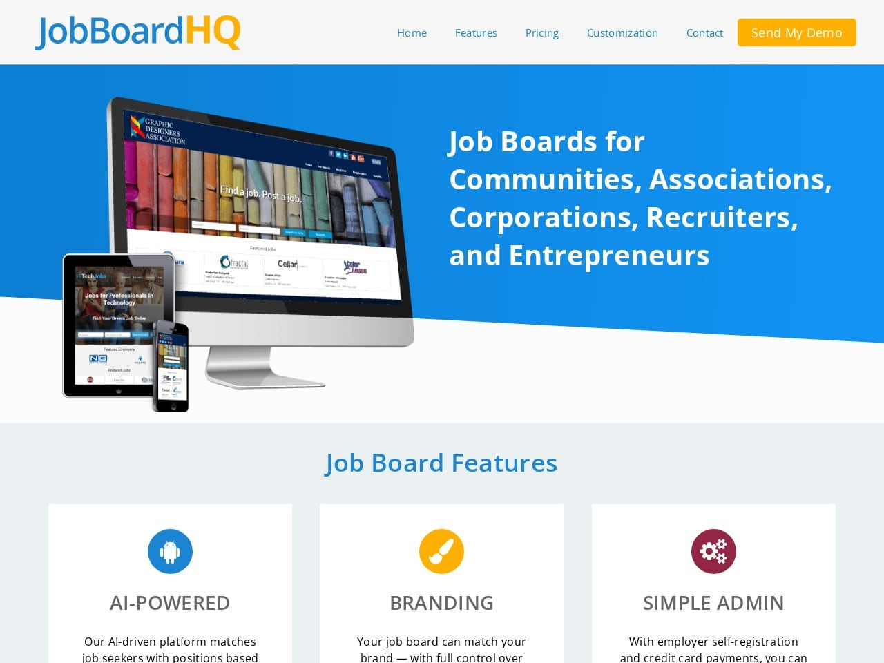 JobBoardHQ captura de tela do produto