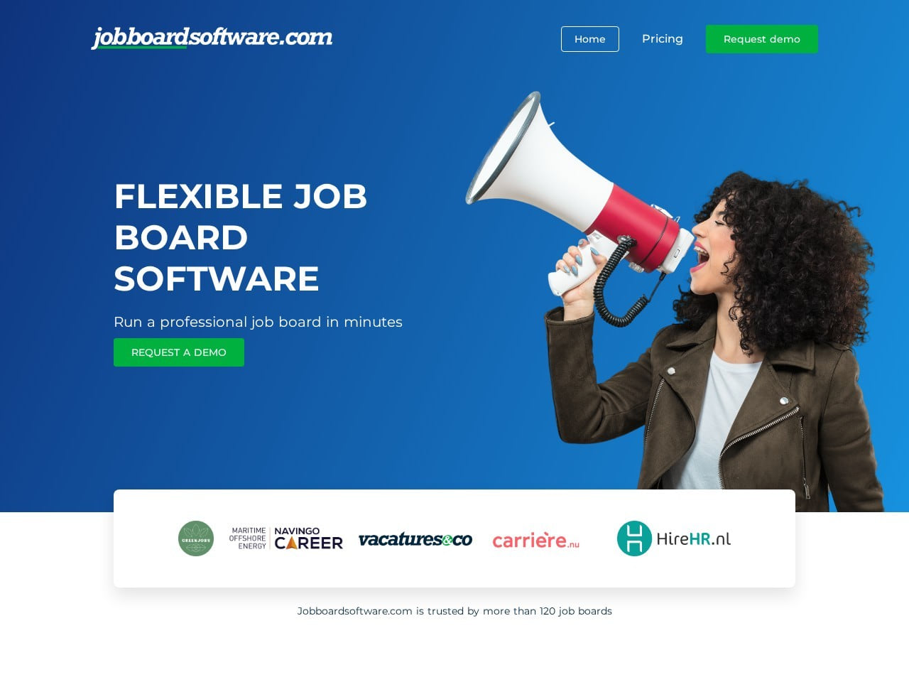 JobBoardSoftware.com captura de tela do produto