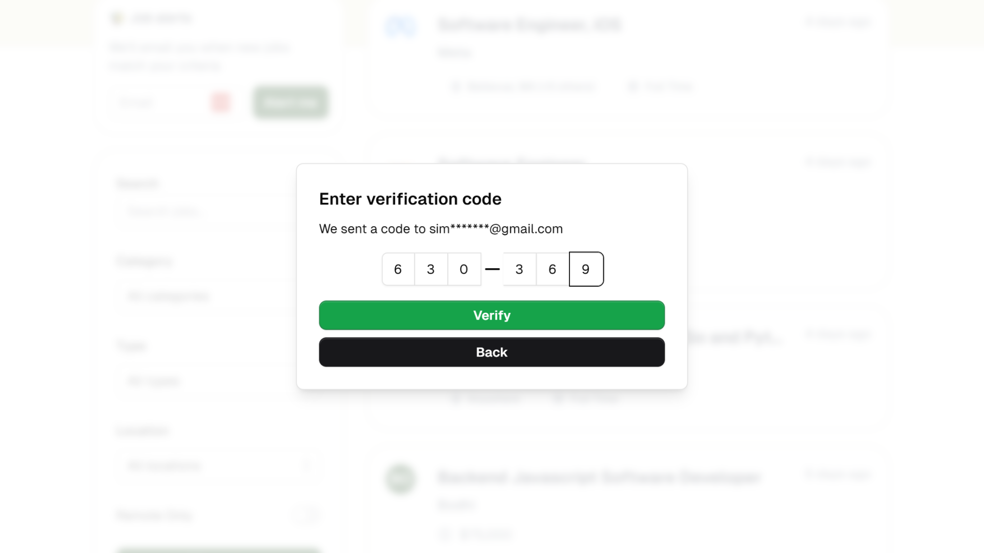 Authentication Interface